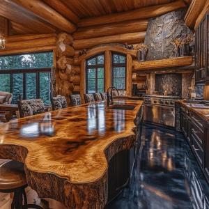 Handcrafted dining table