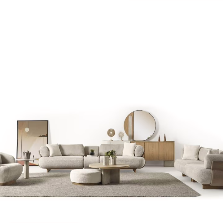 Fabric sofa