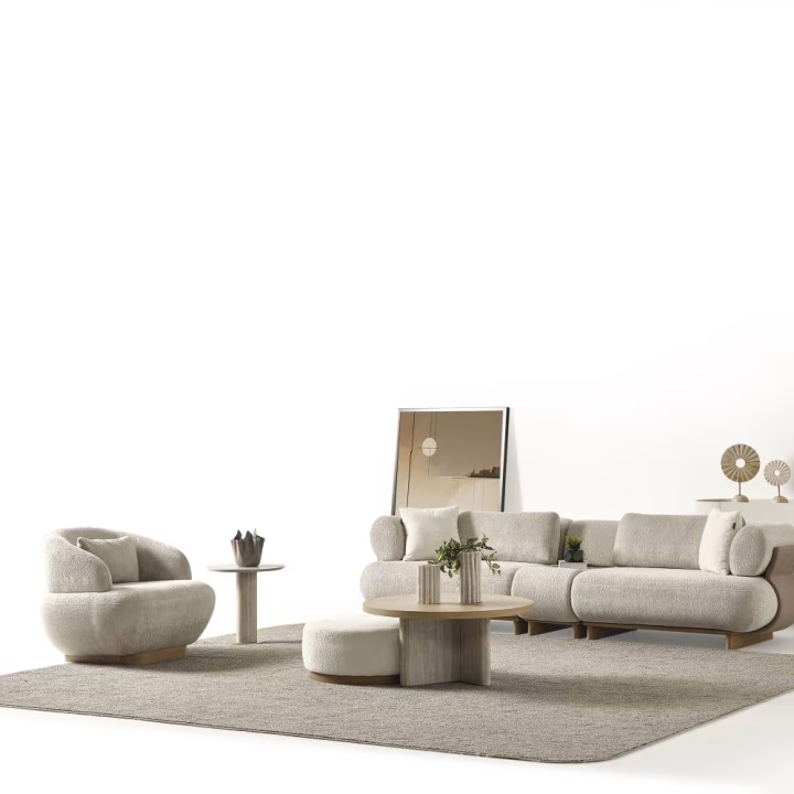 Fabric sofa